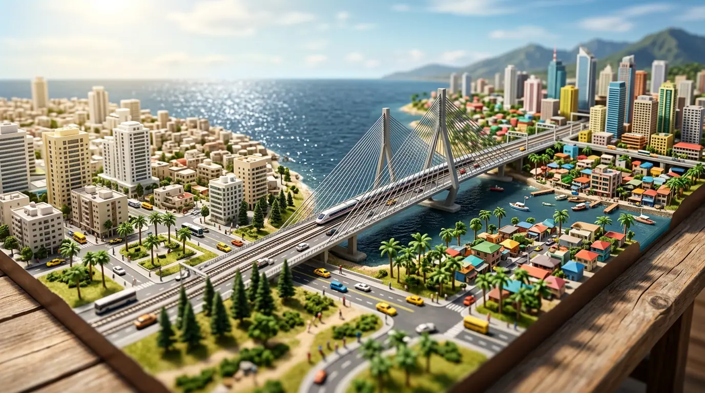 עורך וידאו AI עובד מרחוק על הפקת סרטונים שיווקיים
