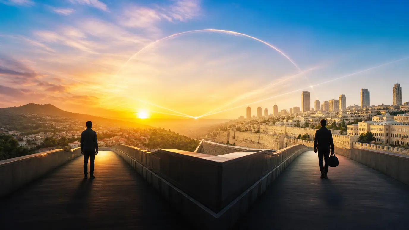 תרשים המשווה בין עובד מרוחק שנשאר בפיליפינים לבין עובד זר המגיע פיזית לישראל