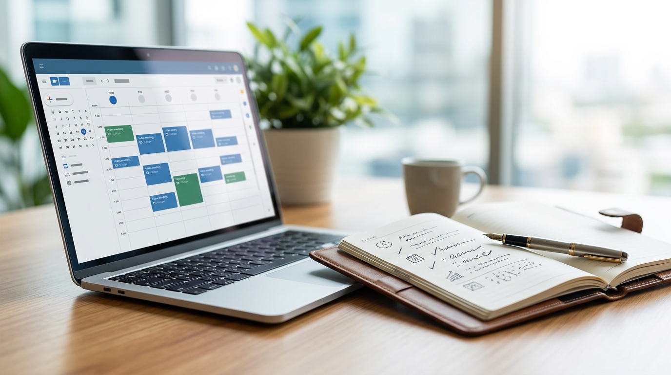 איש עסקים ישראלי מנהל ישיבת וידאו עם צוות עובדים וירטואליים מהפיליפינים, הממחיש את שיתוף הפעולה הגלובלי.