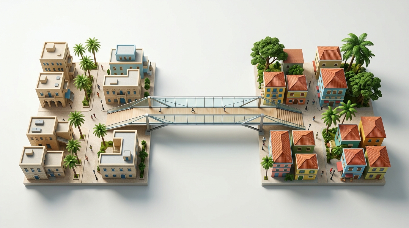 תרשים הממחיש את השילוב בין עוזר וירטואלי אנושי לכלי בינה מלאכותית בסביבת העבודה של 2026